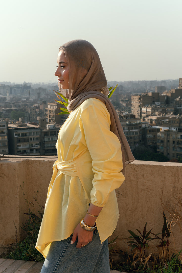 Palmer blouse in yellow