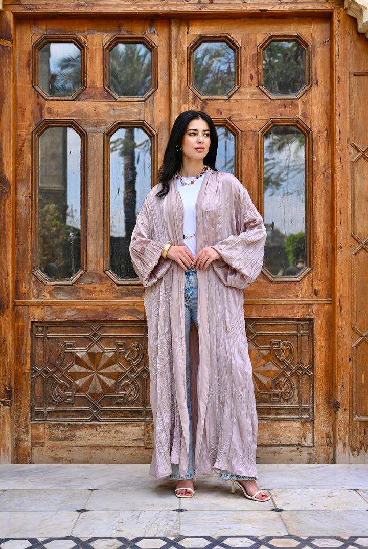 Khayal cardigan in dusty rose