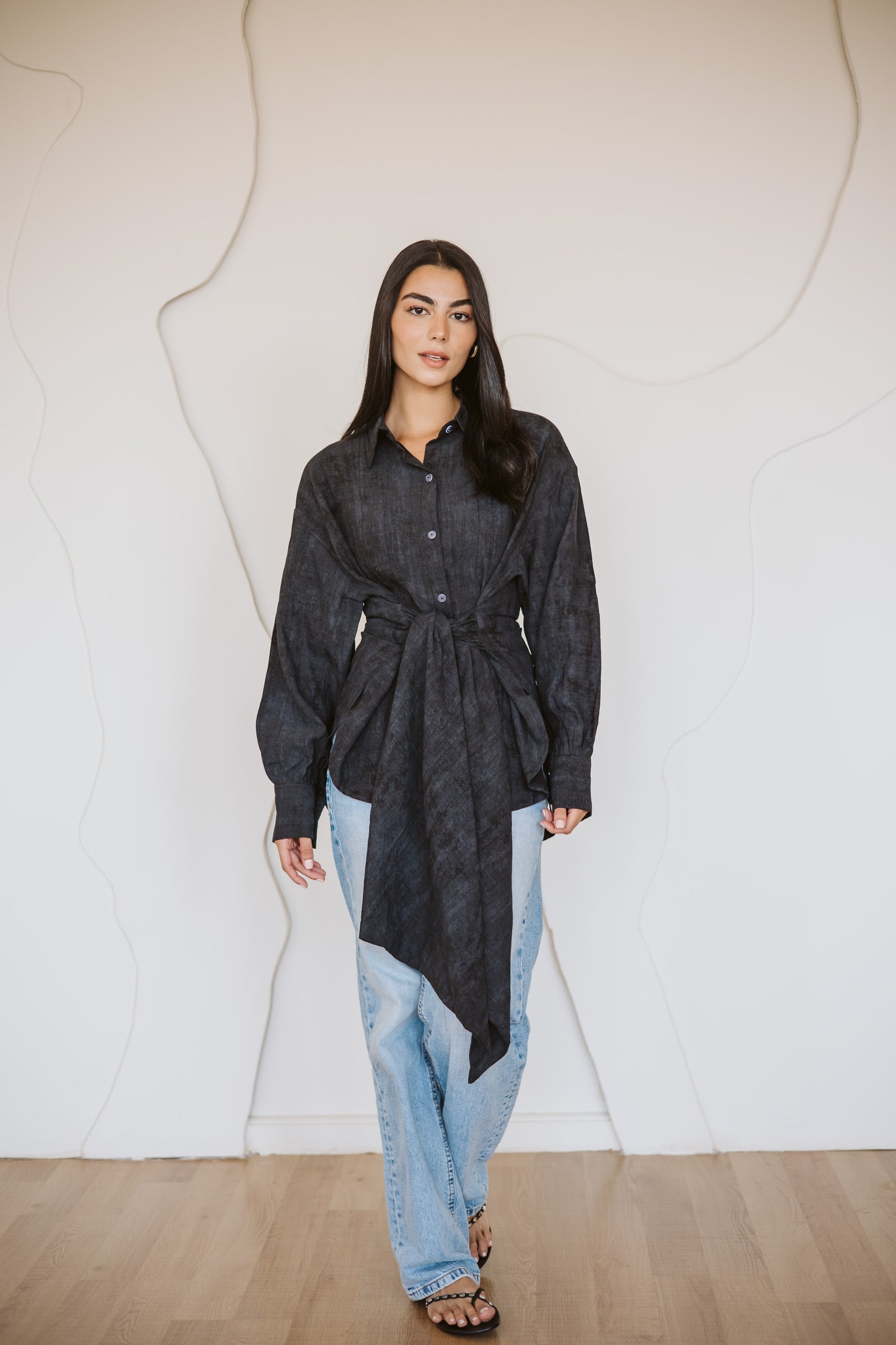 Sienna shirt in black