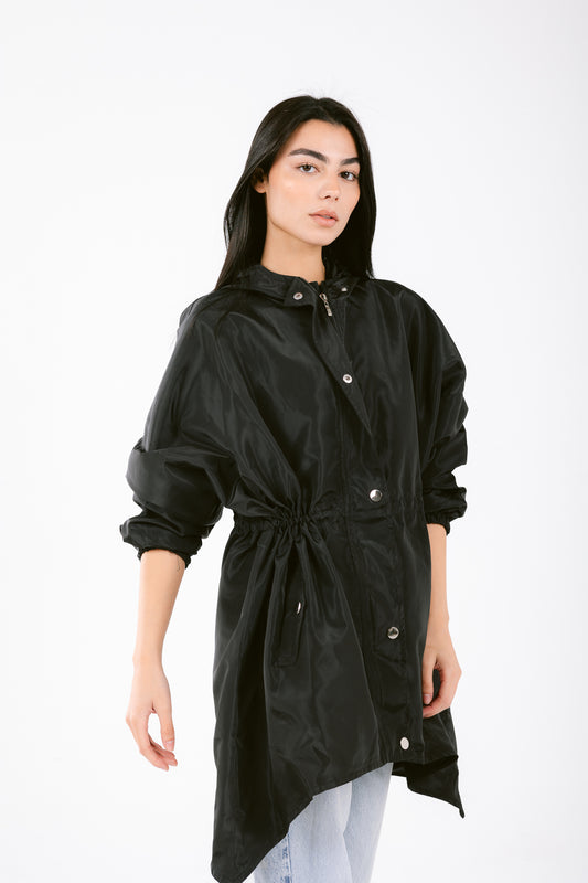 Windbreaker black coat