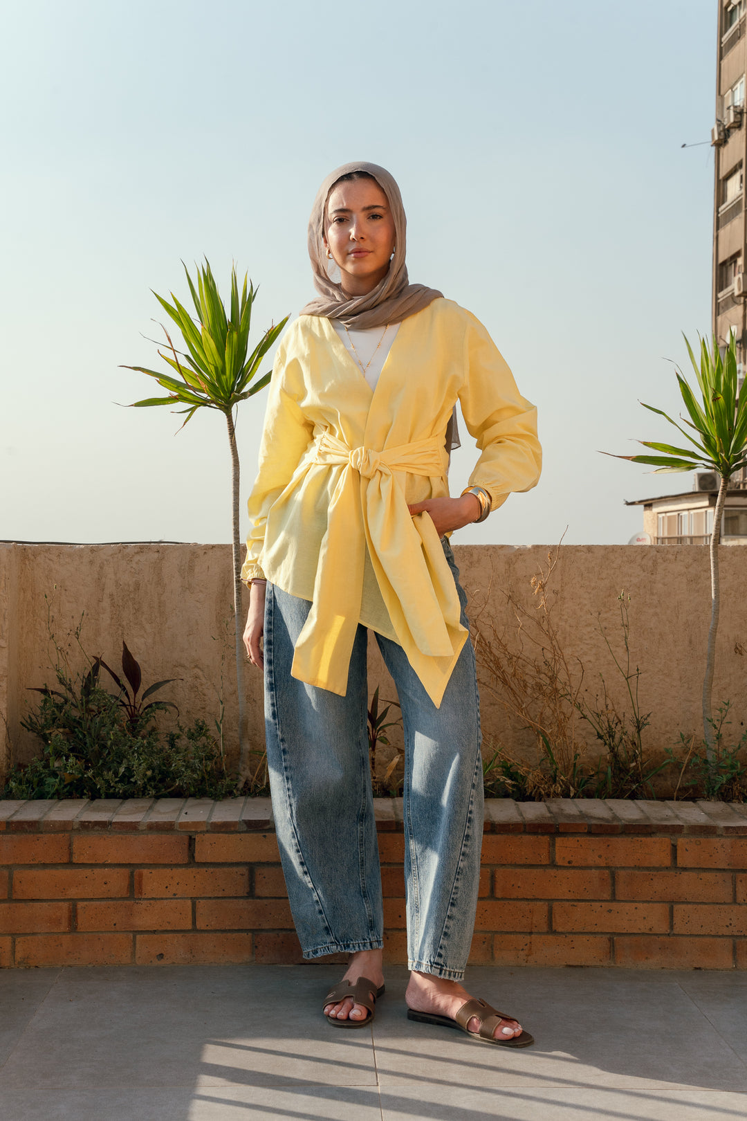 Palmer blouse in yellow