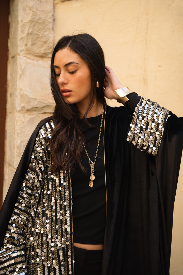 Midnight spark kaftan
