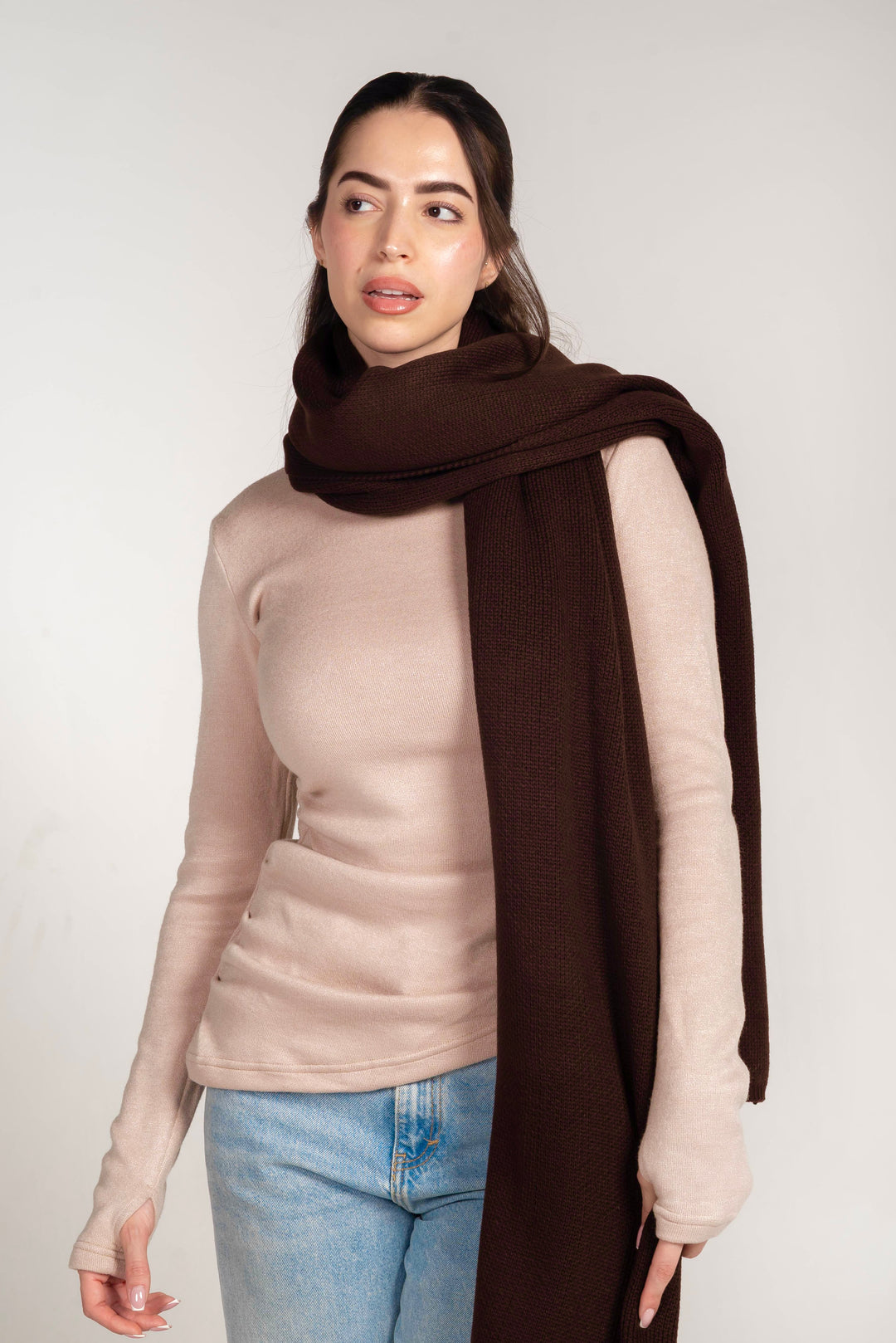 The Dreamy Shawl In Brown
