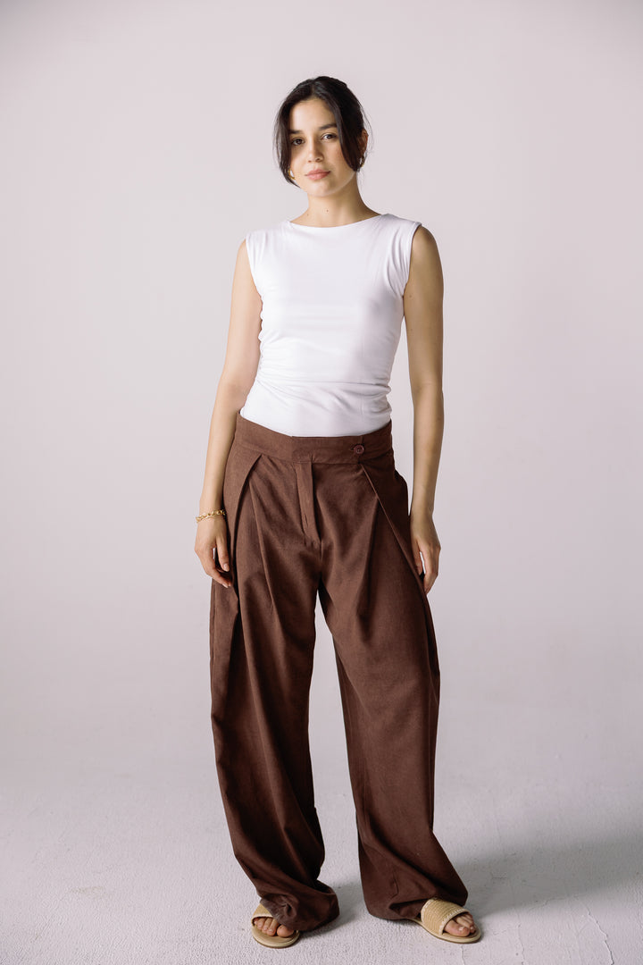 Cobra tailored pants in brown