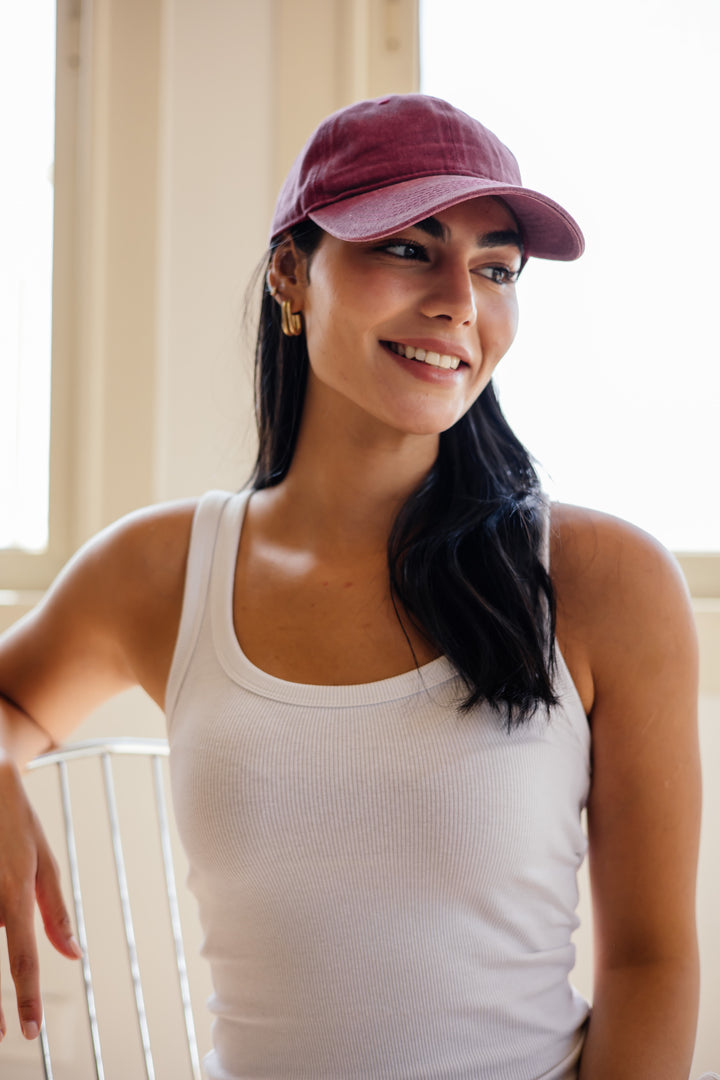 The Coolest Cap In Wine-Red