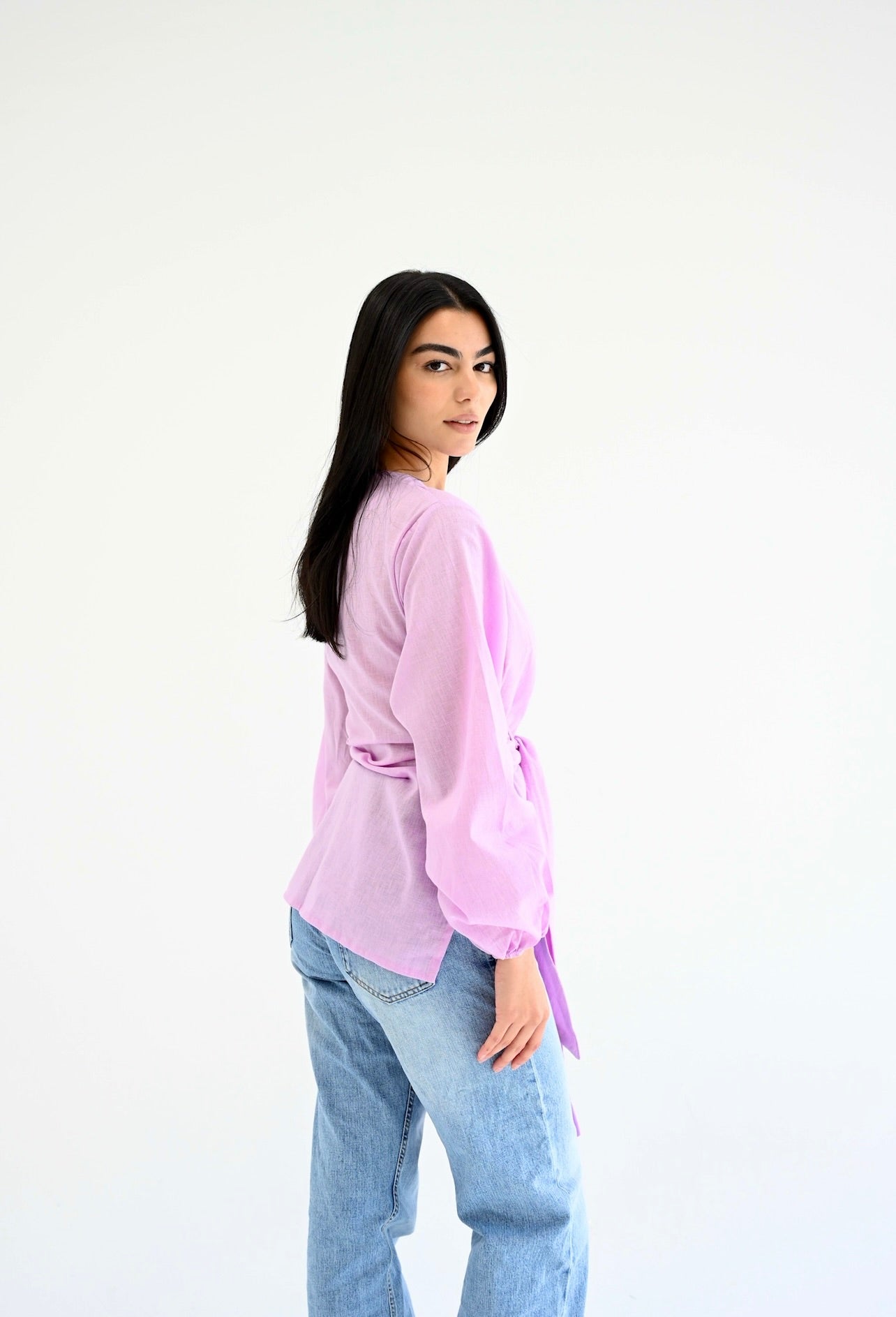 Palmer blouse in lilac