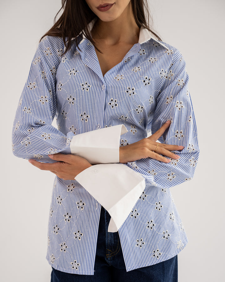 Embroidered Tailored Shirt