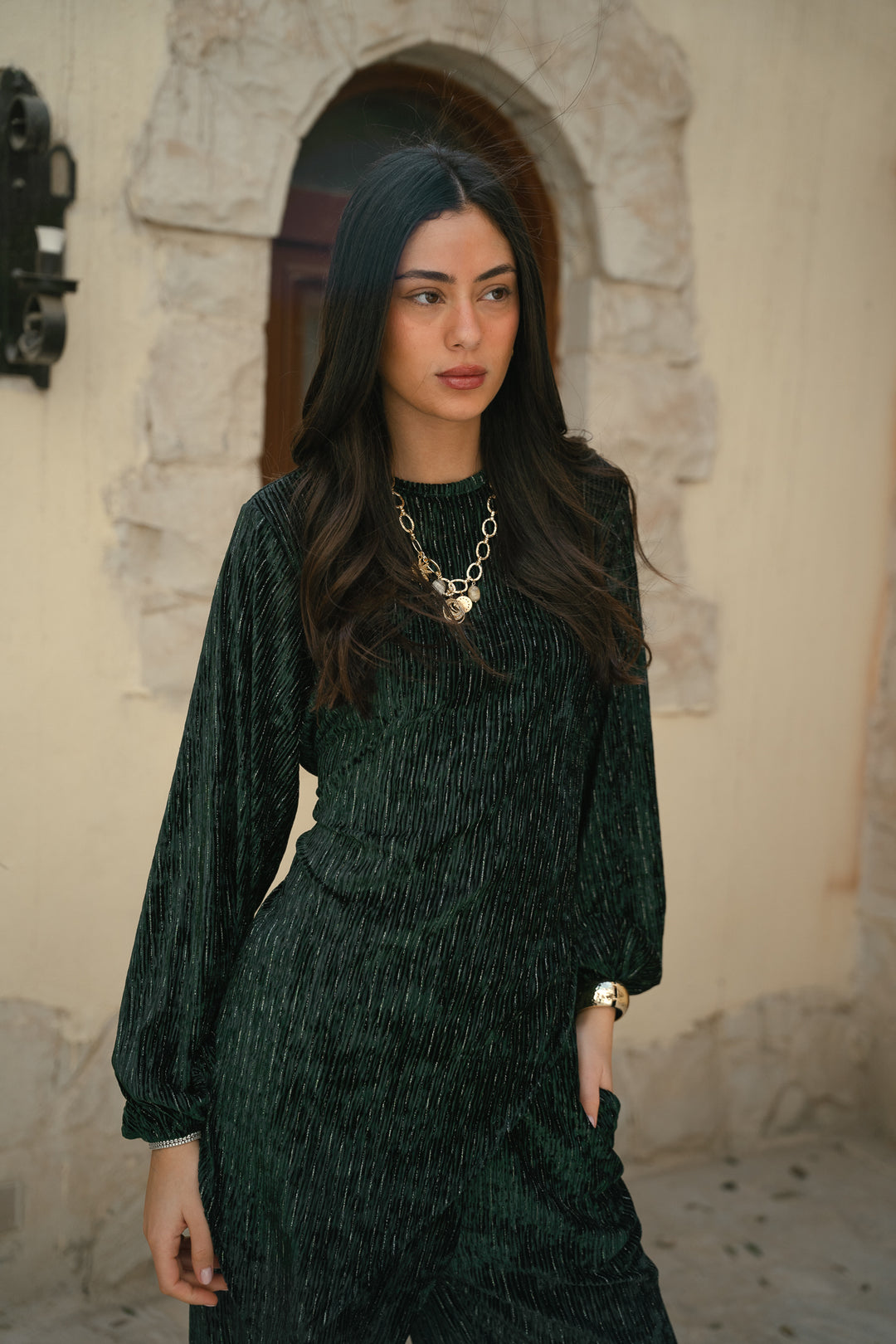 Star light set in green