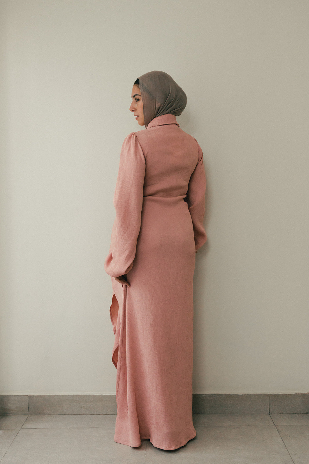 Serena-Air dress in rose