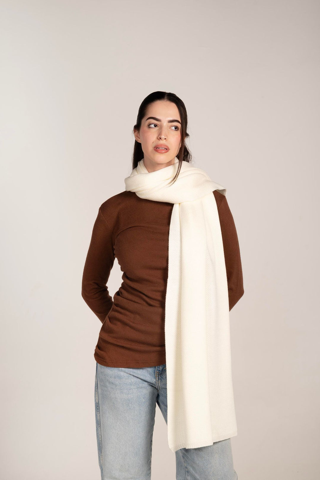 The Dreamy Shawl In Off White
