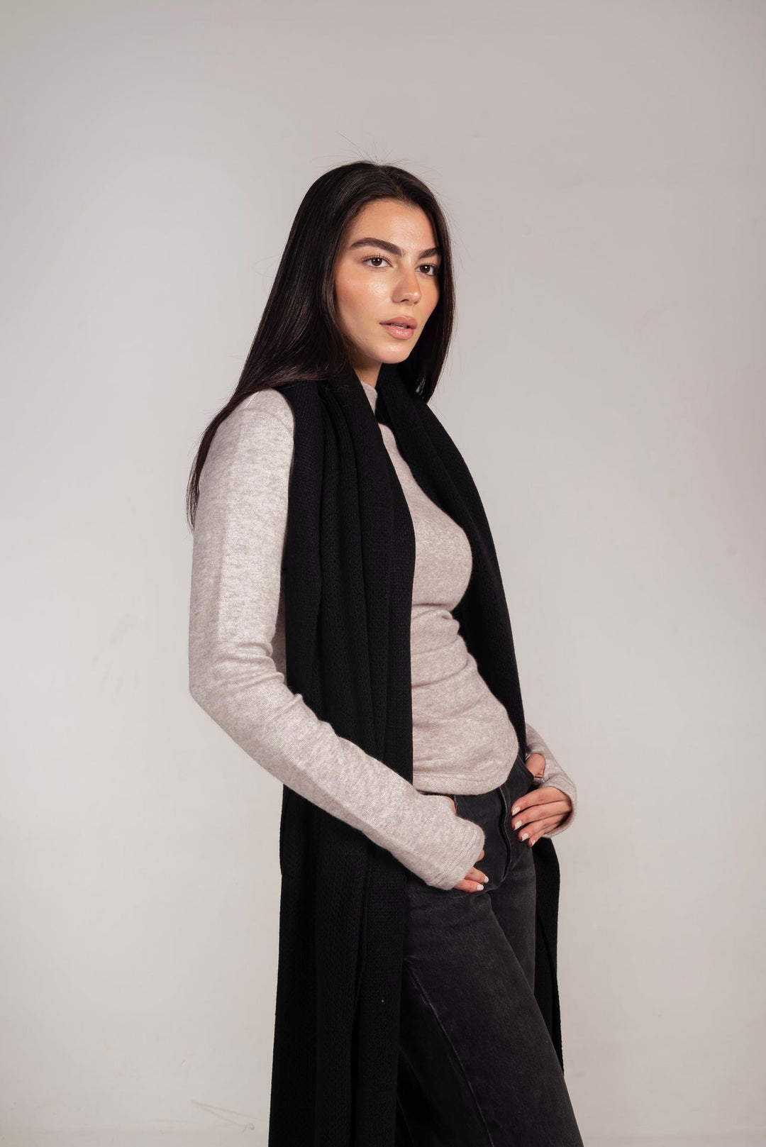 The Dreamy Shawl In Black