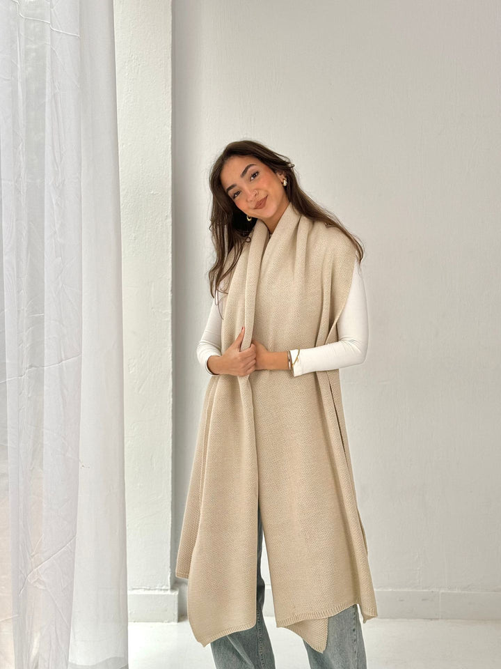 The Dreamy Shawl In Beige
