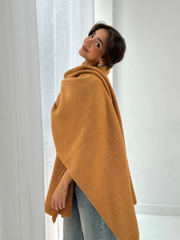 The Dreamy Shawl In Camel